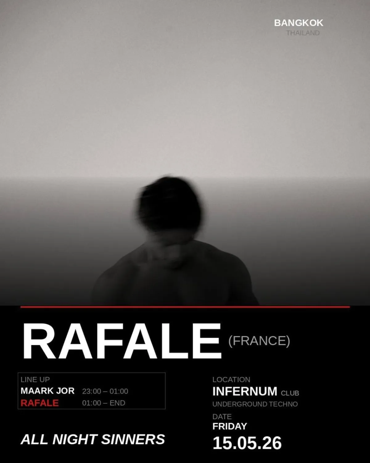 RAFALE (France) - Underground Techno Night