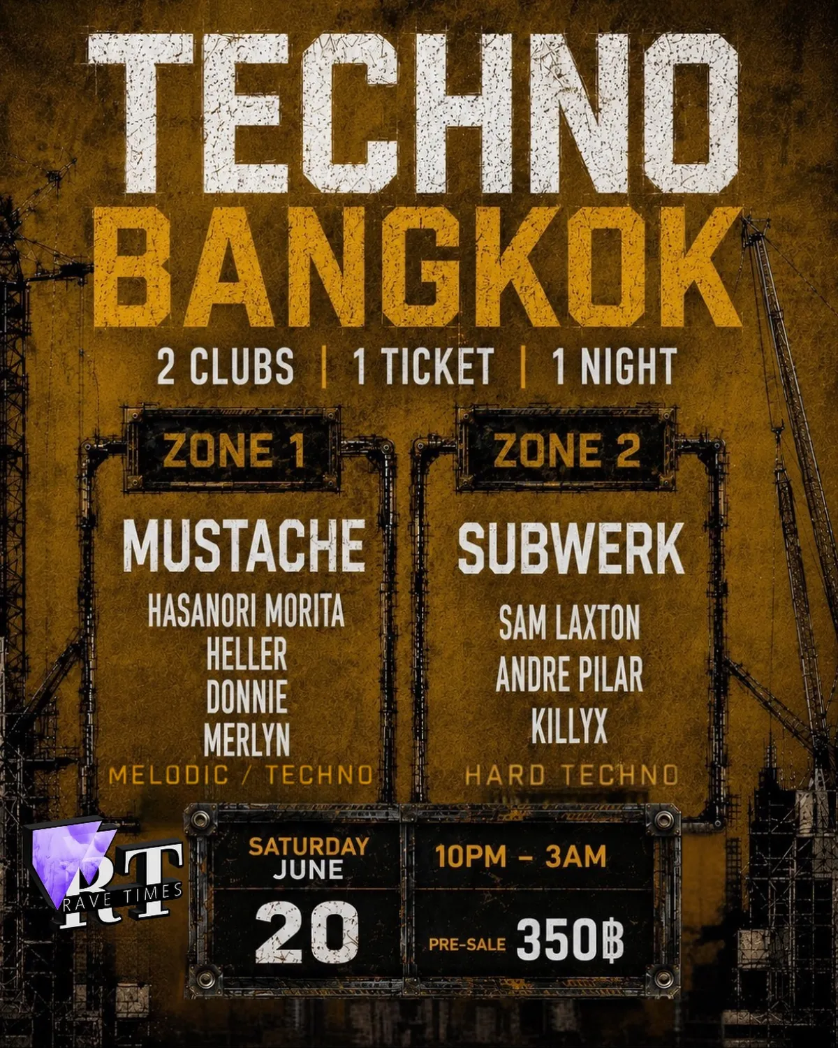 TECHNO BANGKOK: Hard x Melodic Techno