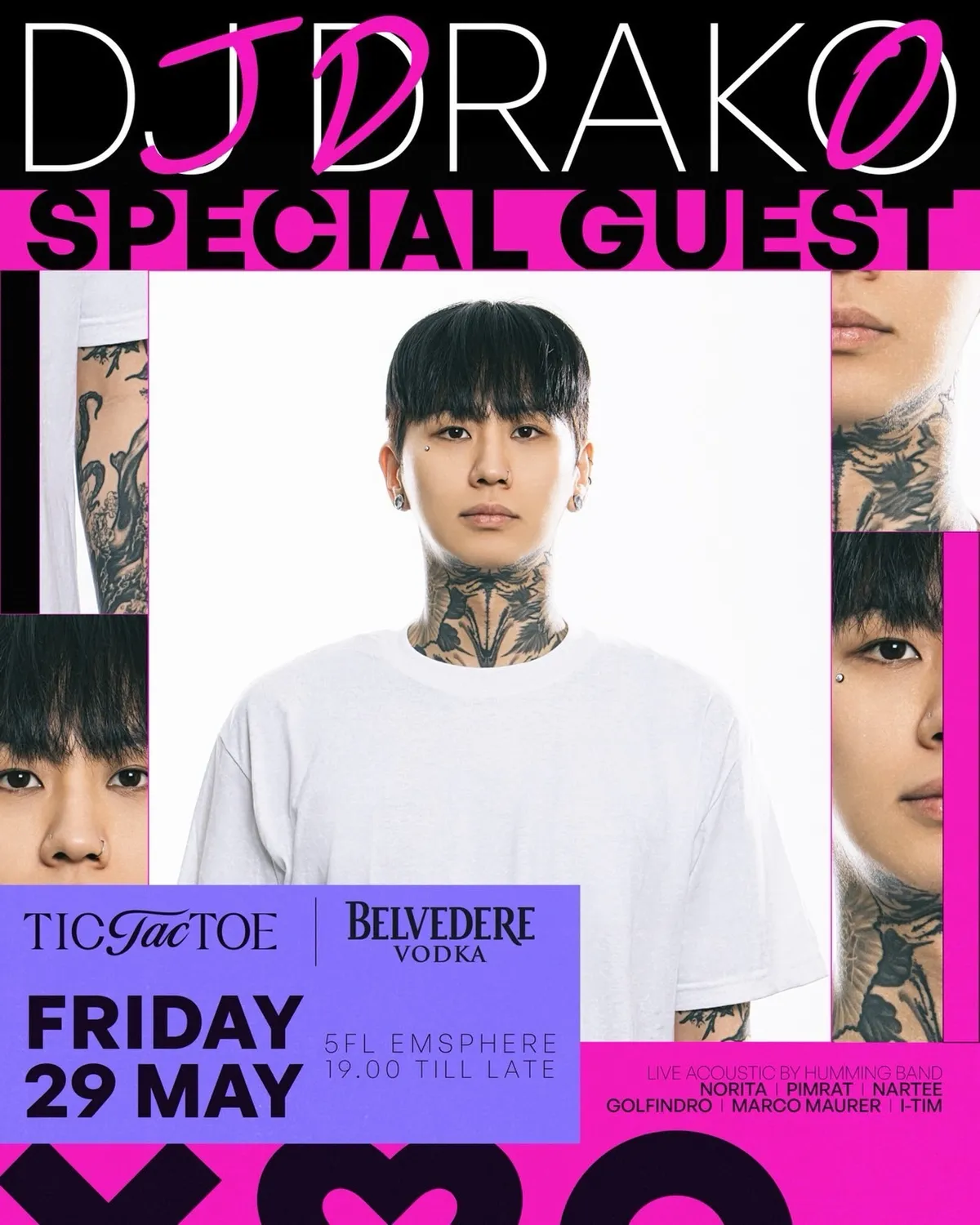 Live Acoustic by Humming Band with Special Guest Drako