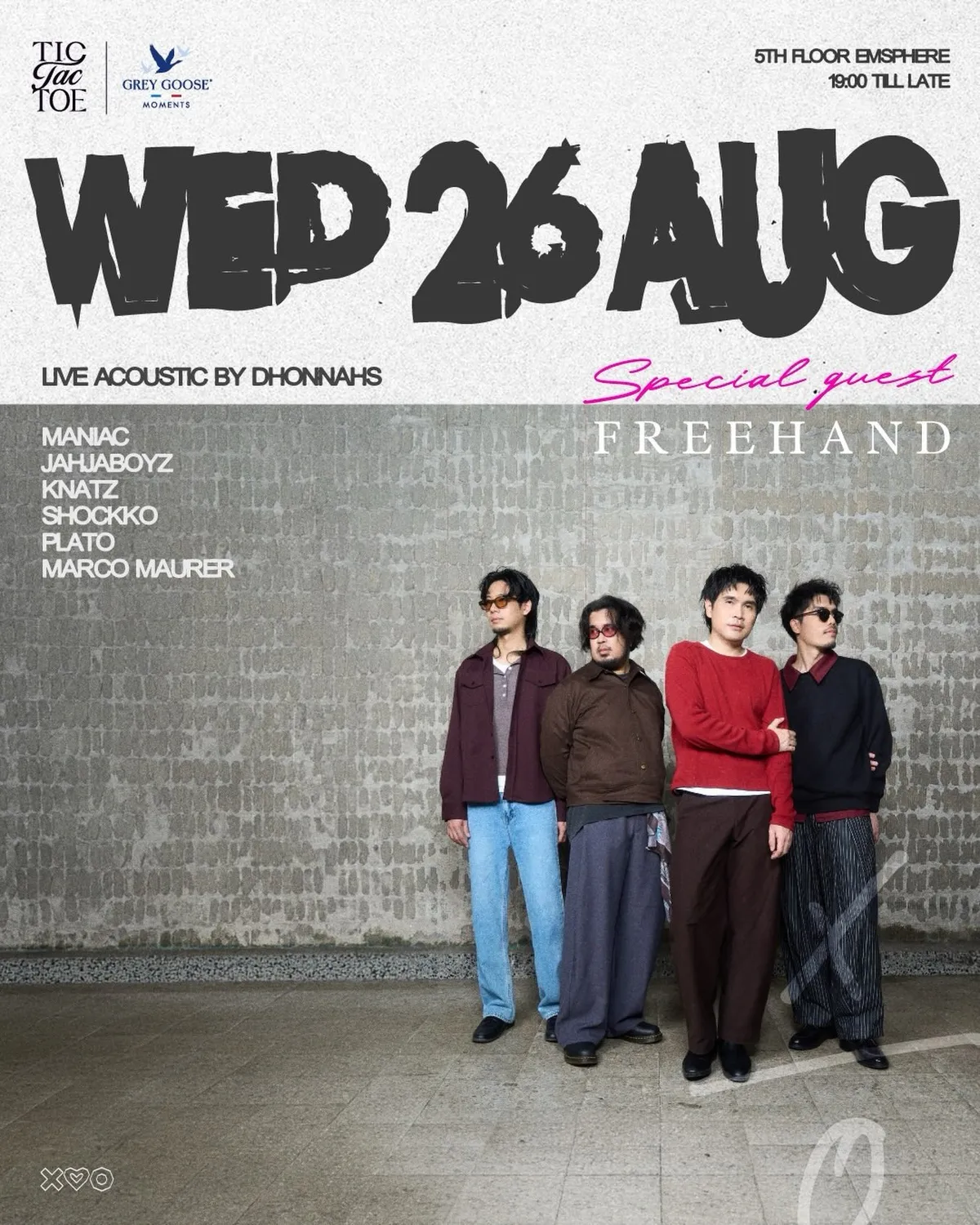 Wednesday Live Acoustic: Freehand, Dhonnahs & More